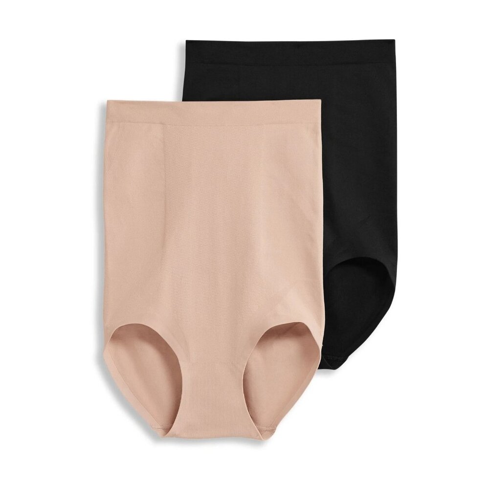 Jockey Skimmies Slimmers 2 Pack Breathe High BLACK/Light EXTRA LARGE A655609 NEW